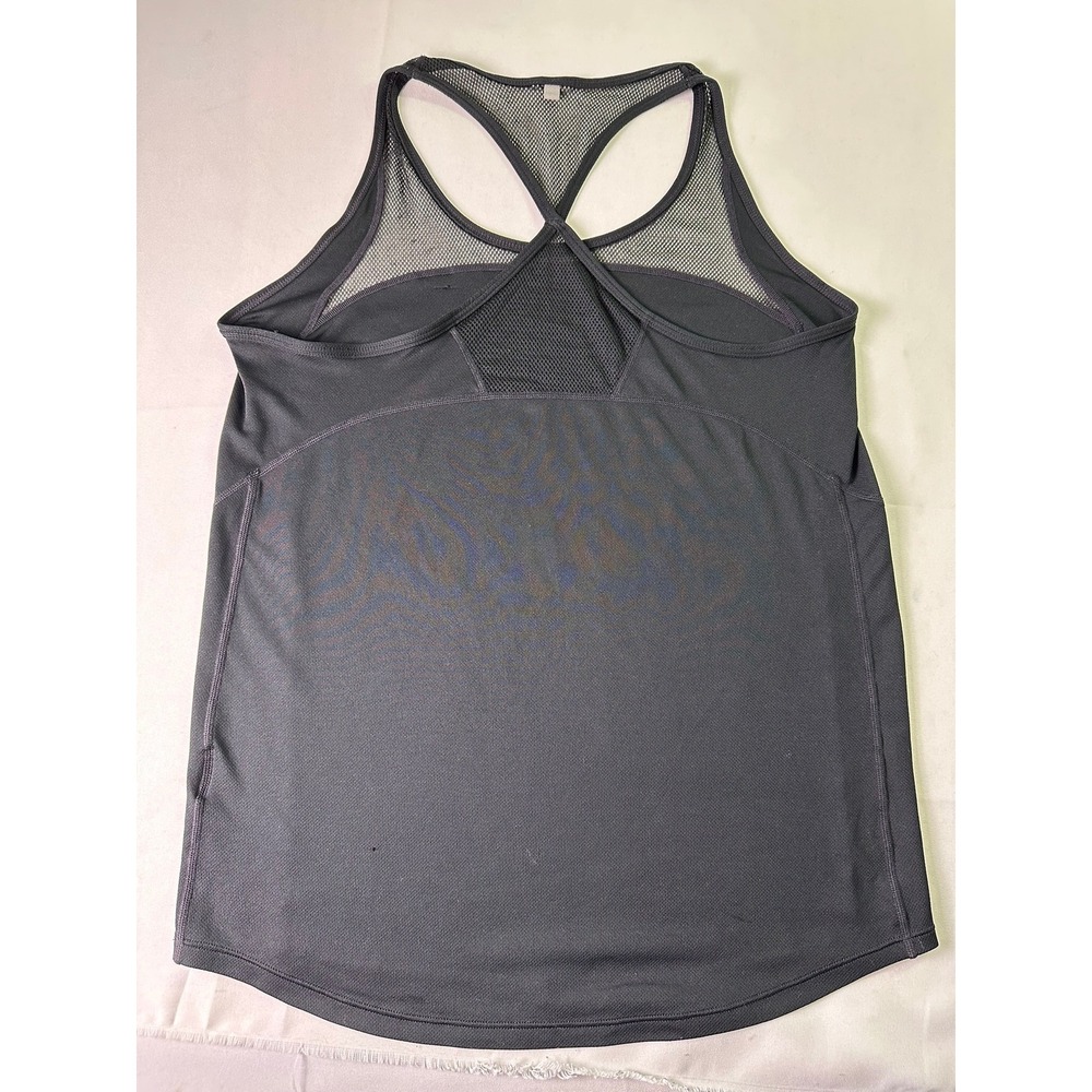 Nike Dri-Fit Tank Top Womens Small Black Racerback Mesh Training Athletic Retro - Picture 4 of 6